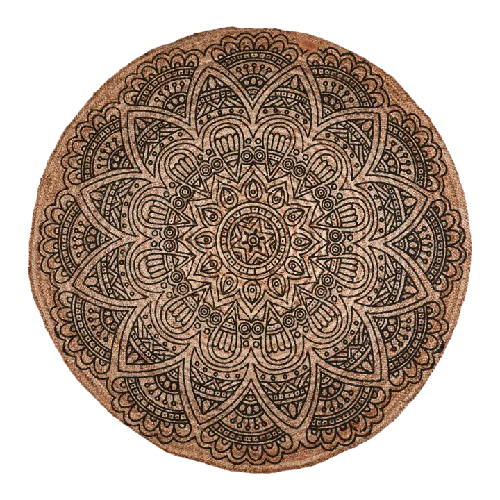 Affari of Sweden JUNI Matta S, Svart/natur