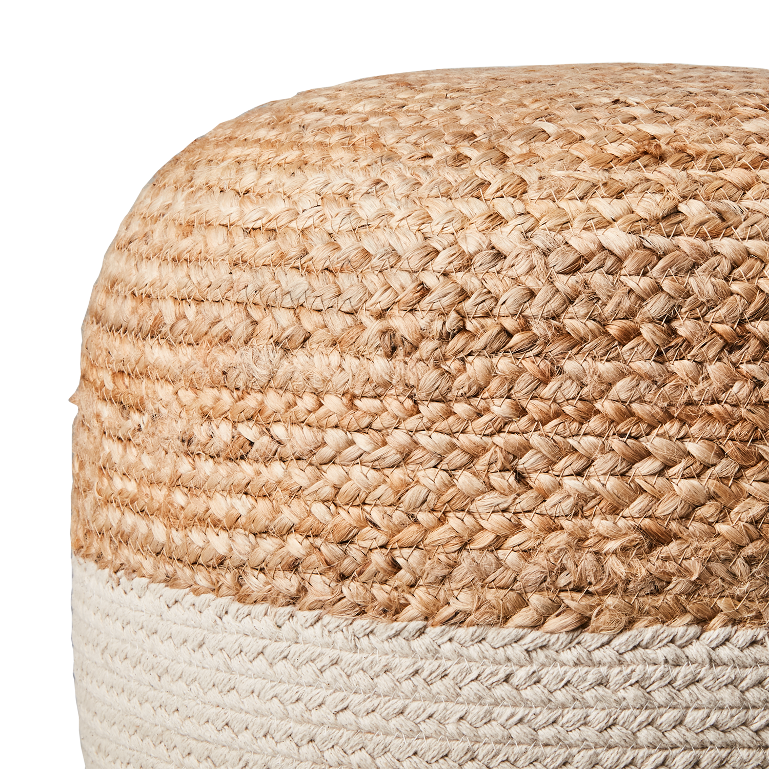 Affari of Sweden JUNI Sittpuff, Natur/elfenben