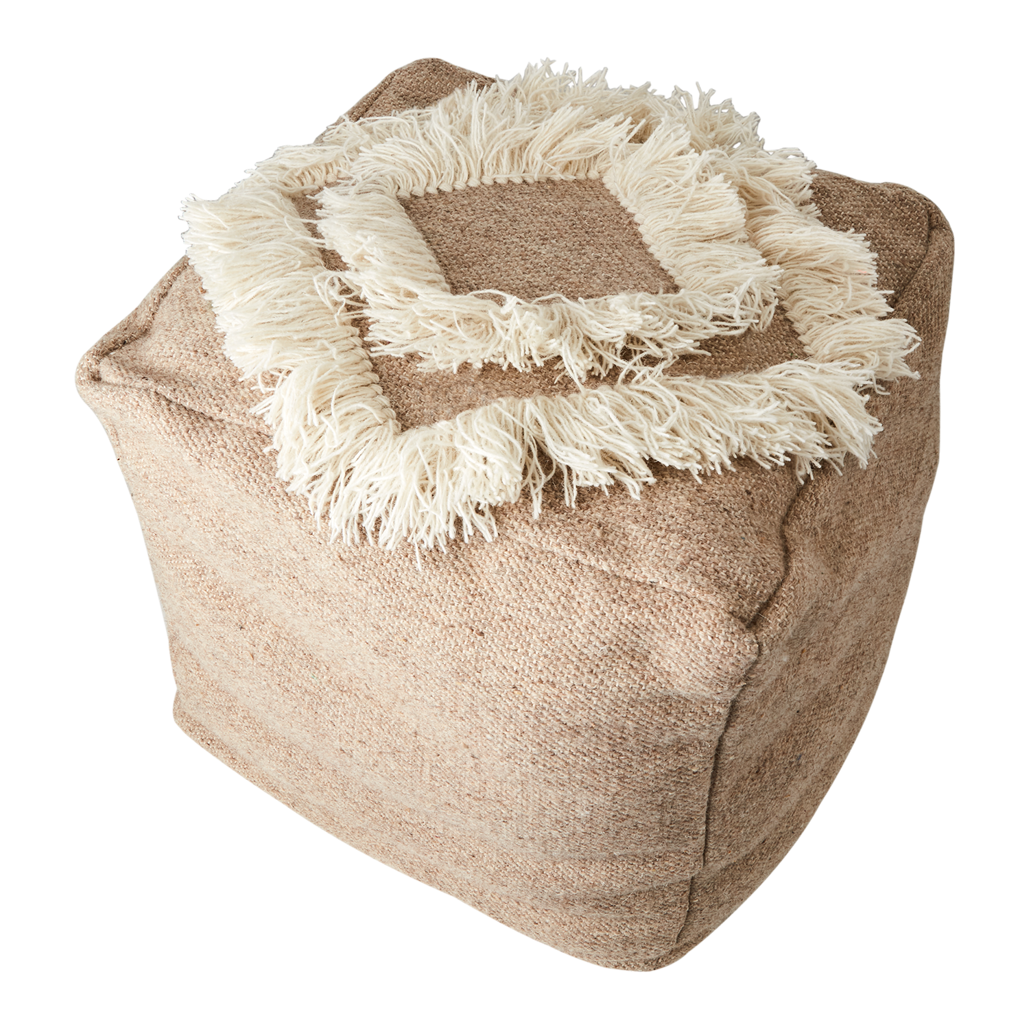 Affari of Sweden MINNA Sittpuff, Beige/elfenben