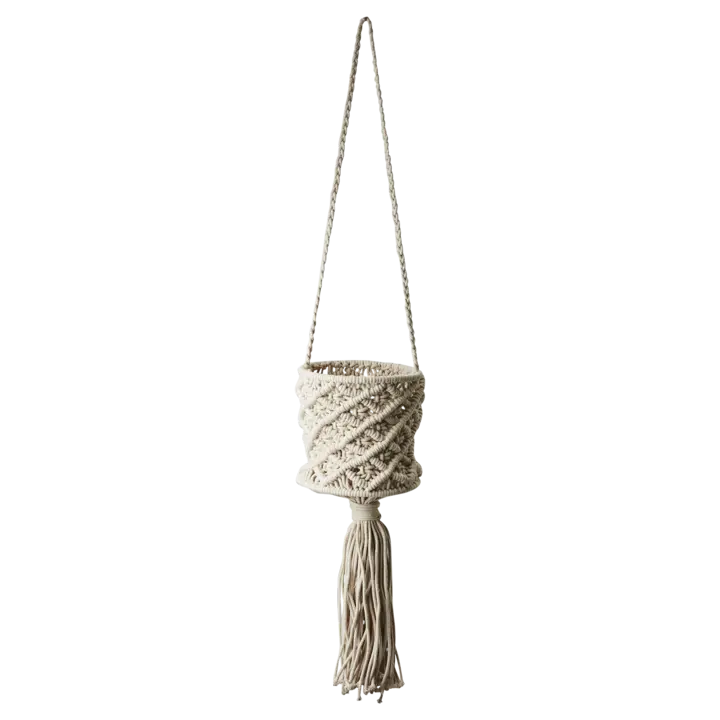 Affari of Sweden BRAID Hängande korg M, Elfenben