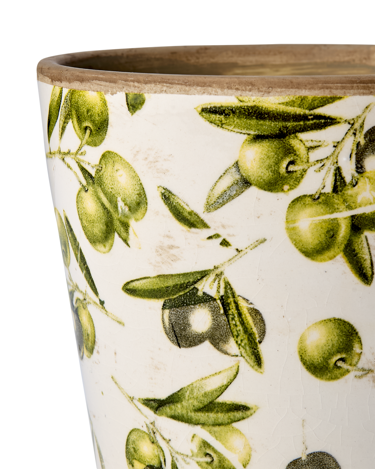 Affari of Sweden OLIVE Kruka, Vit/grön