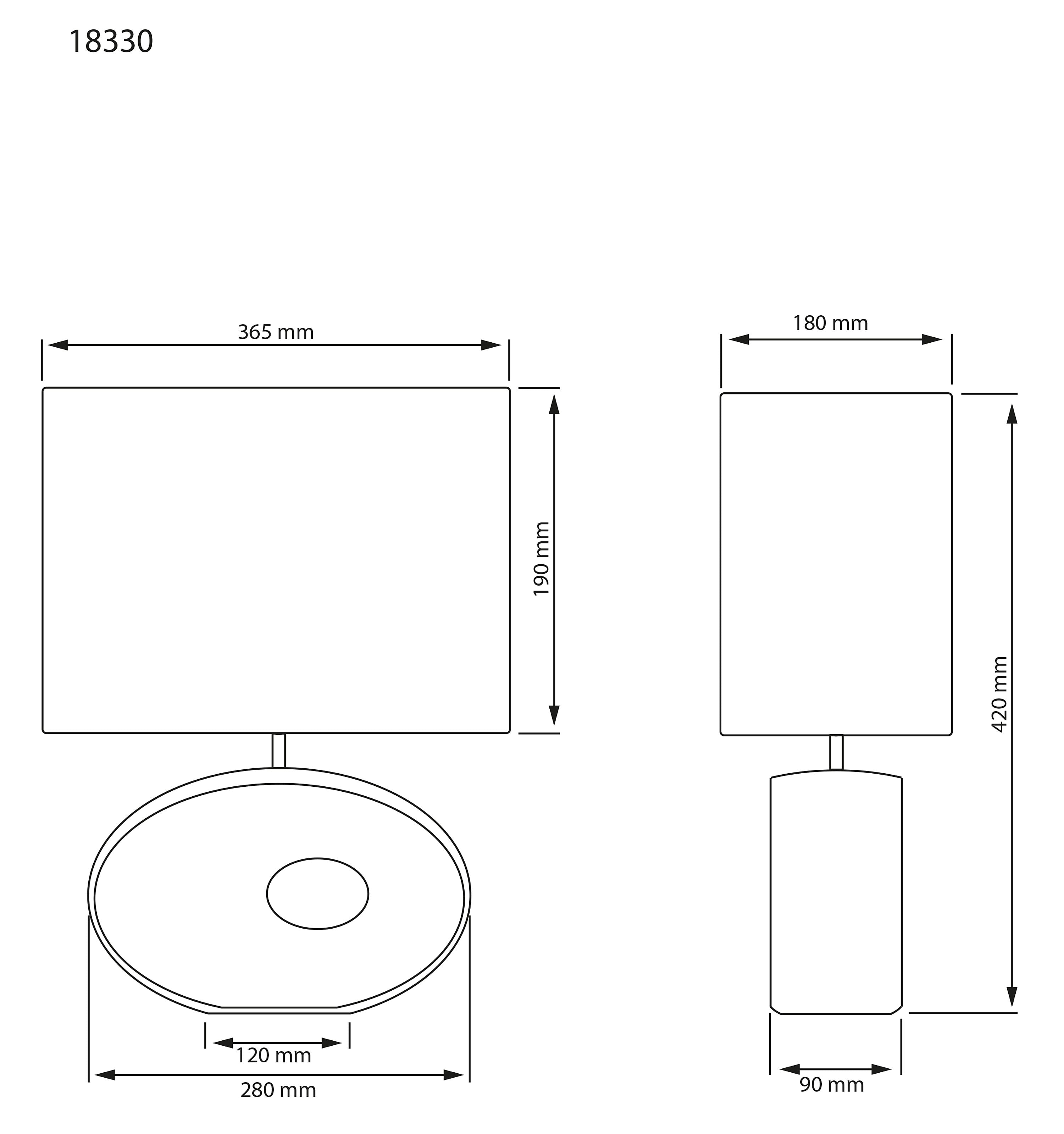 Aneta Home ELLIPSE bordslampa