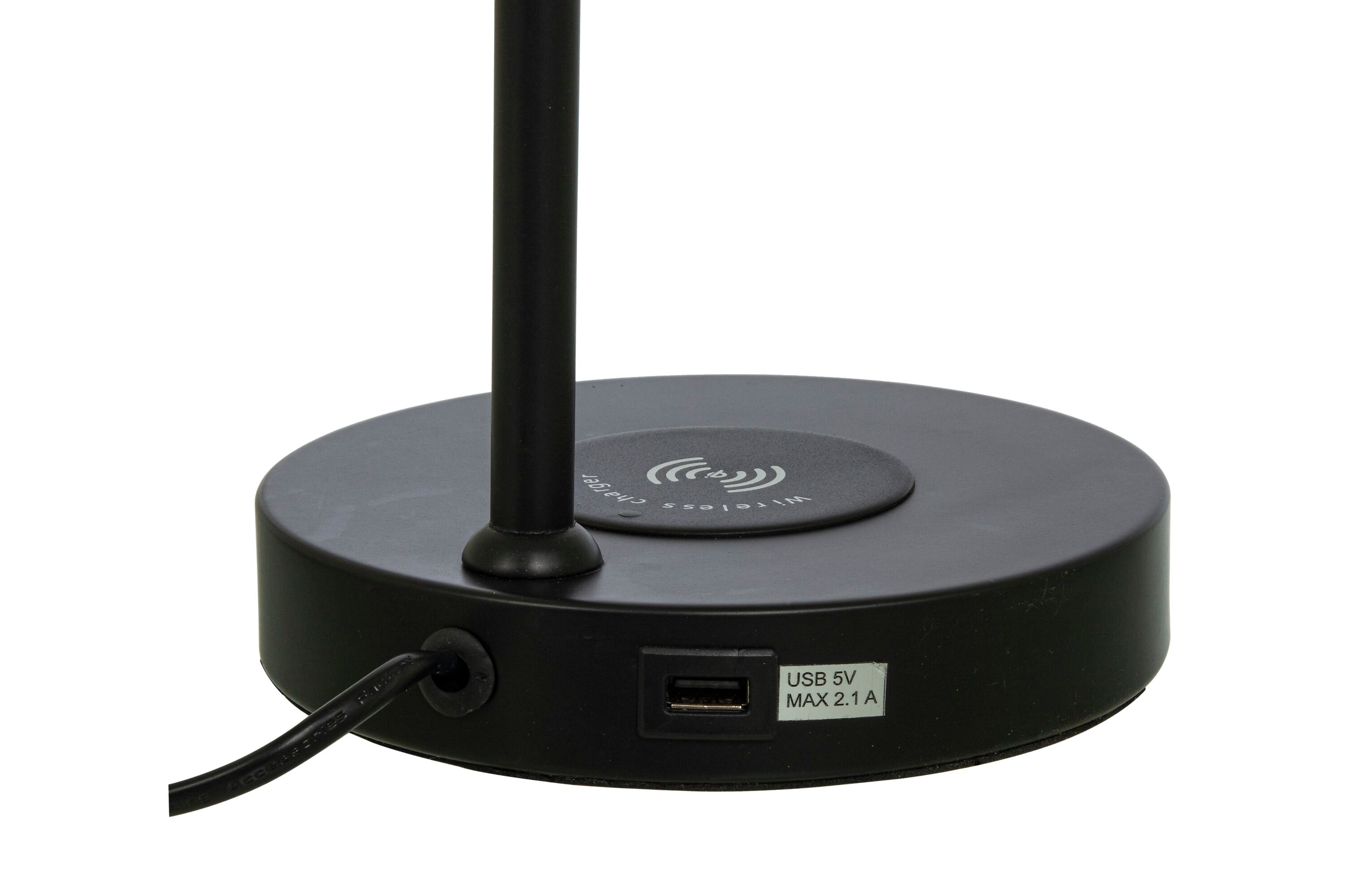 Aneta Home TABELA bordslampa med trådlös laddning och USB