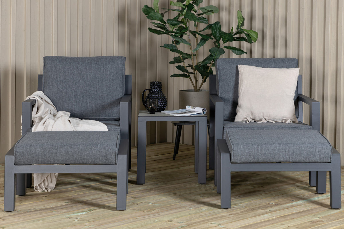 Venture Design Barcelona Lounge Set Svart