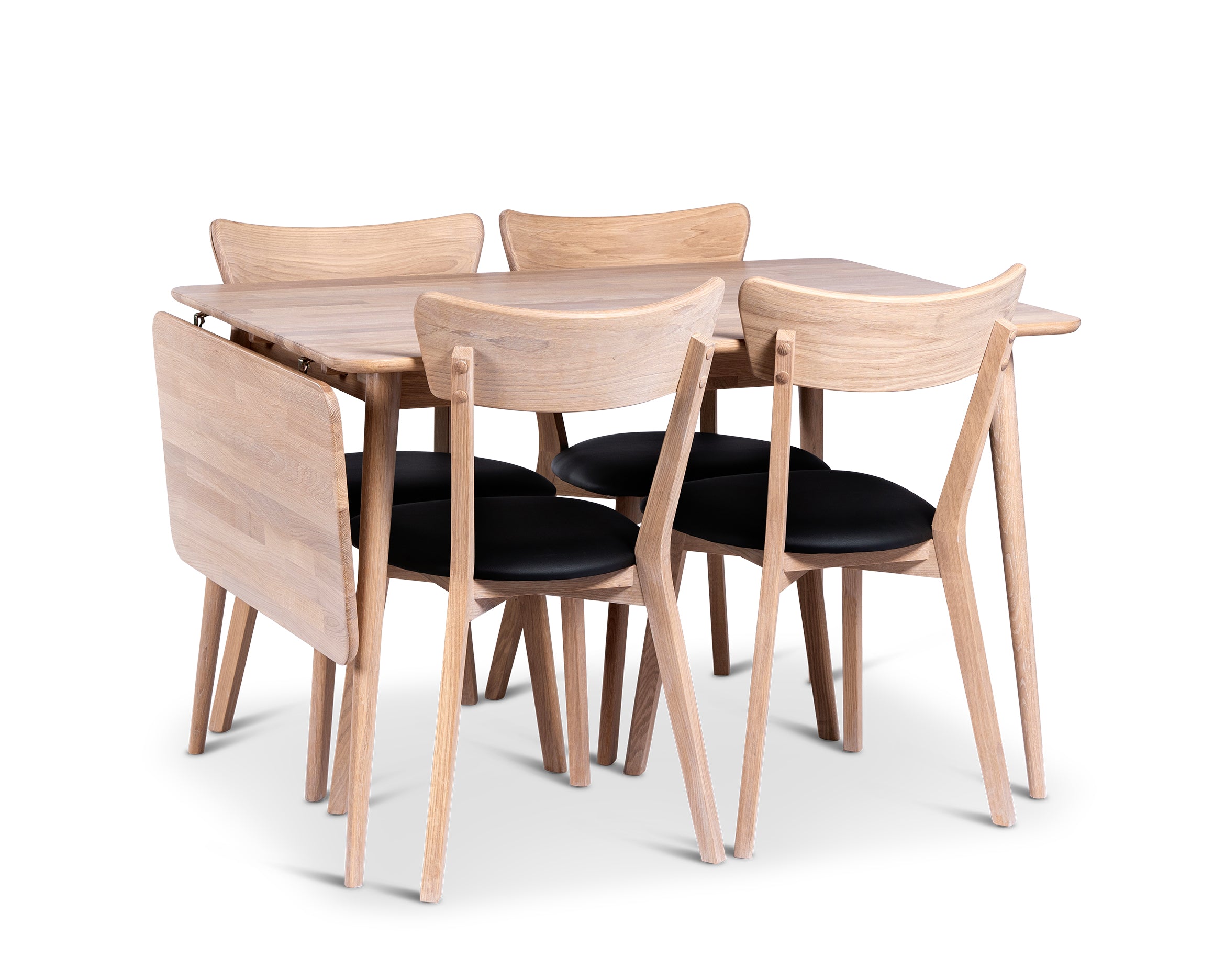 Stenexpo Odense 120/160x80 med 4 st.Eksjö stol