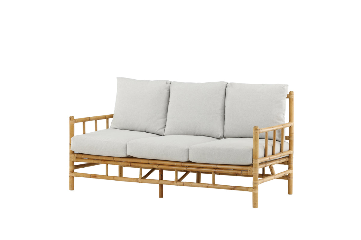 Venture Design Cane 3-sits soffor Natur