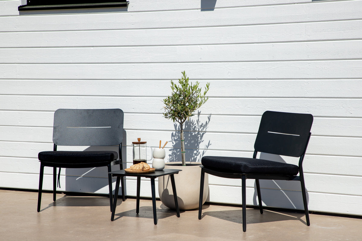 Venture Design Lina Sidobord 40 x 40 Svart