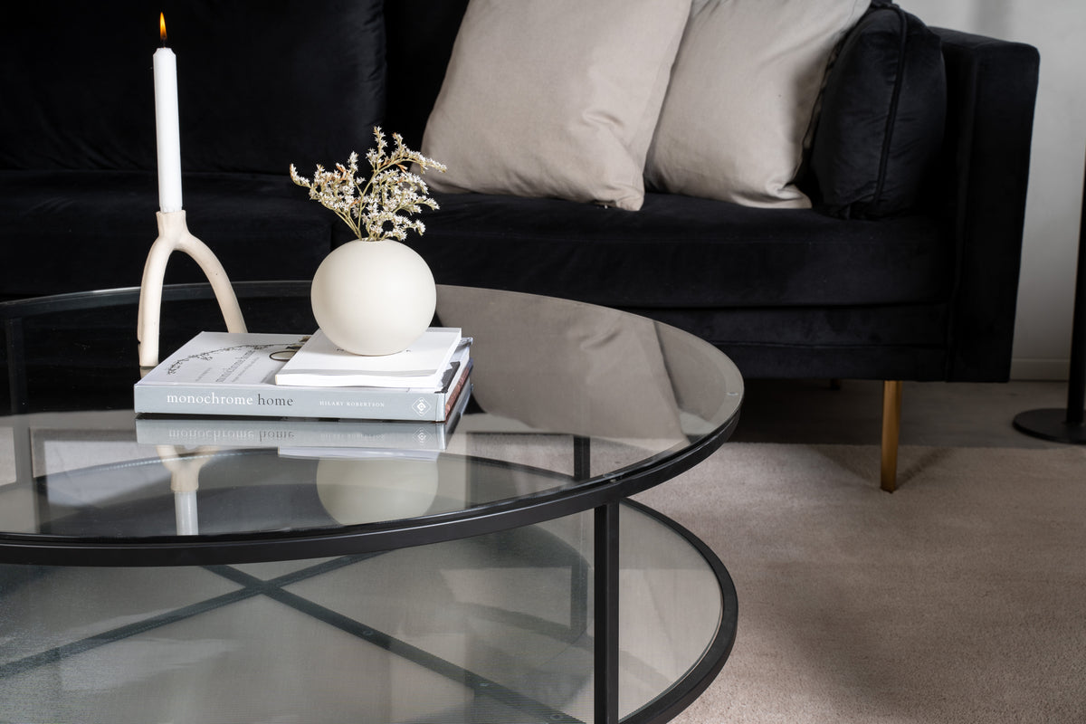 Venture Design Falsterbo Soffbord ⌀100 Svart