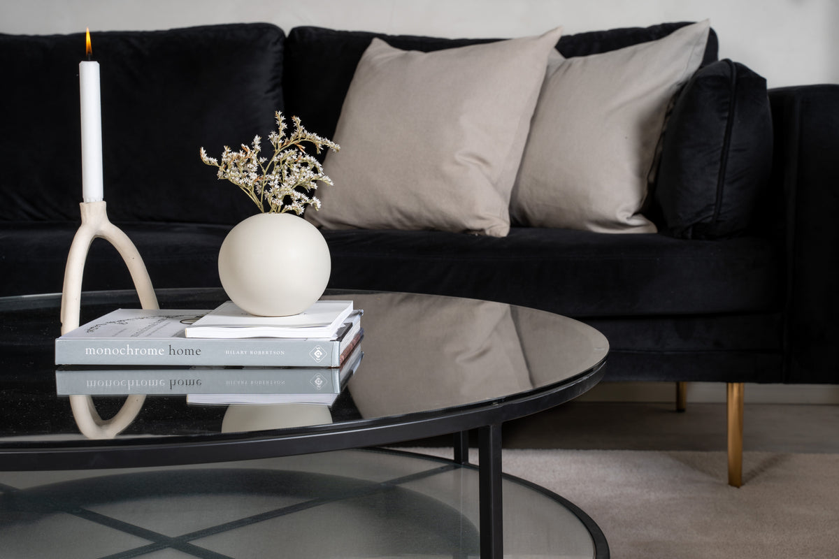 Venture Design Falsterbo Soffbord ⌀100 Svart