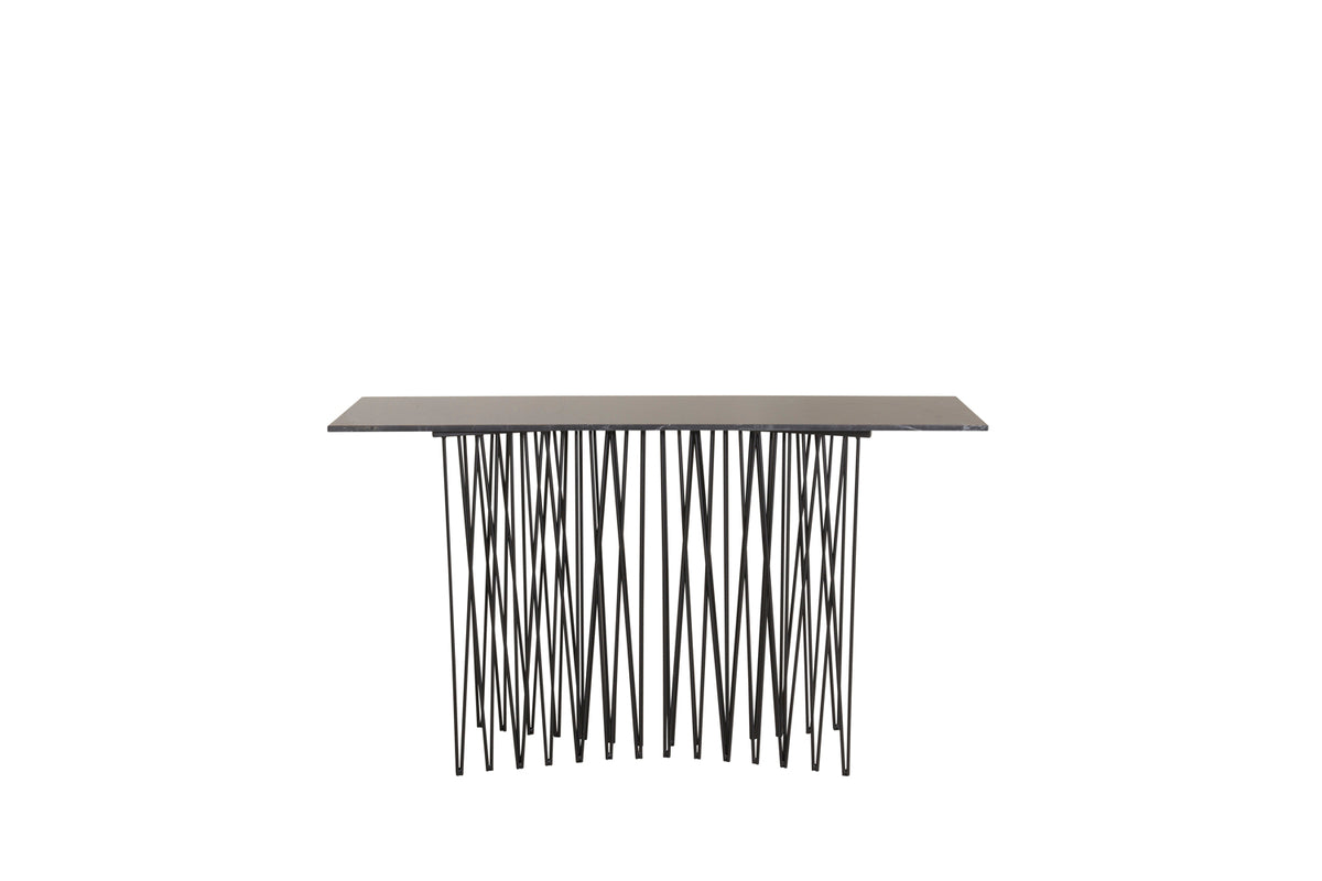 Venture Design Stone Sidobord 130 x 37 Svart