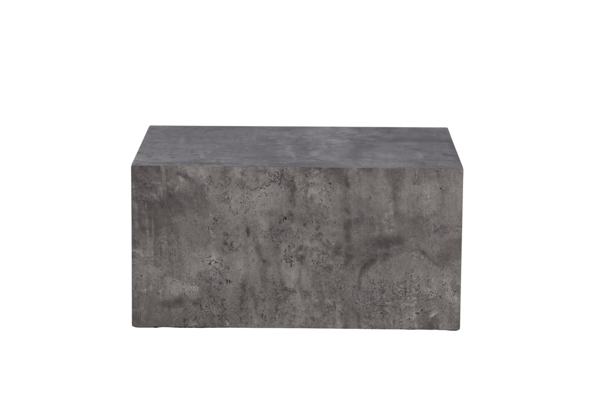 Venture Design York Soffbord 80 x 60 Mörkgrå