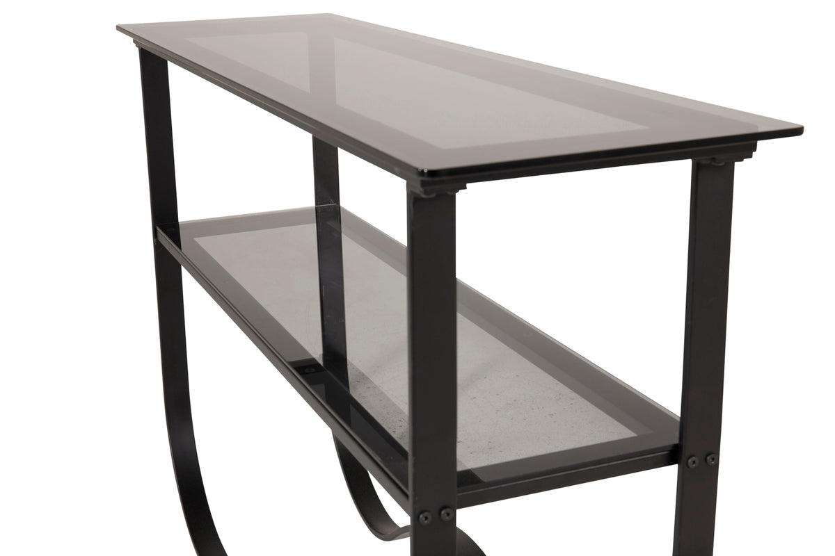 Venture Design Wavy Sidobord 117 x 34 Svart