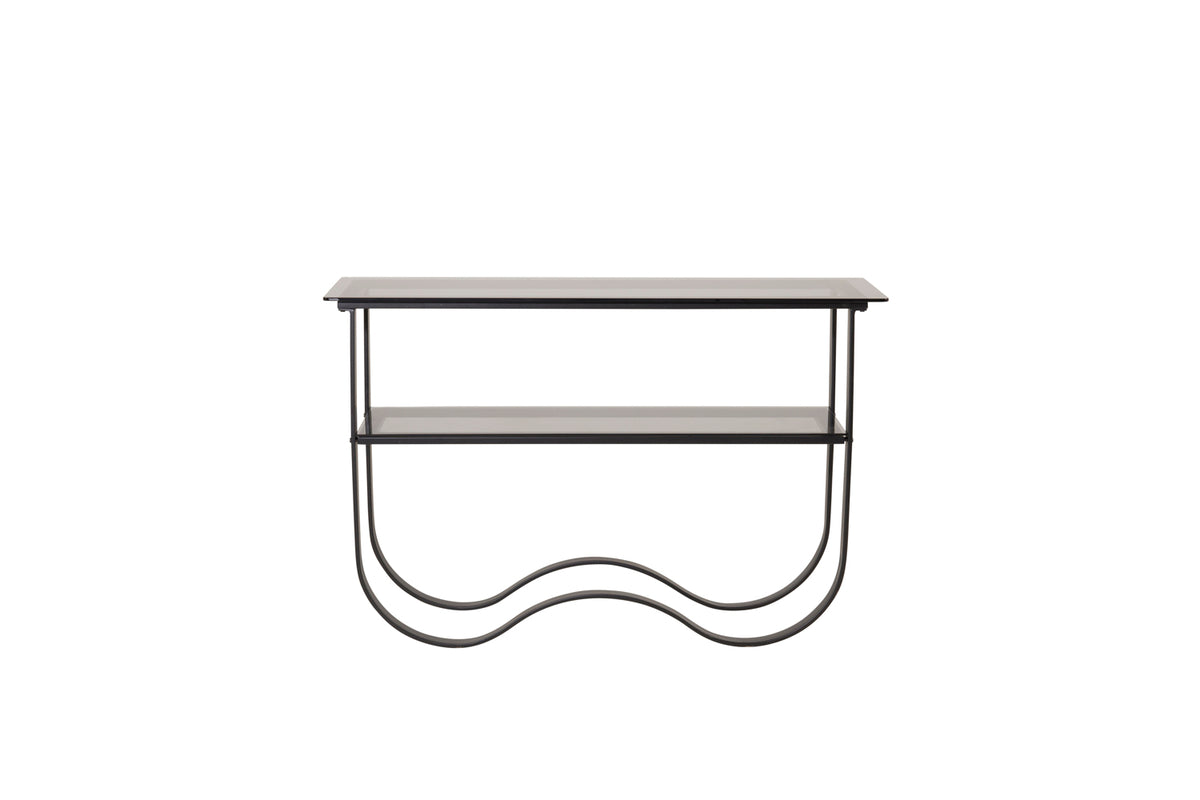 Venture Design Wavy Sidobord 117 x 34 Svart