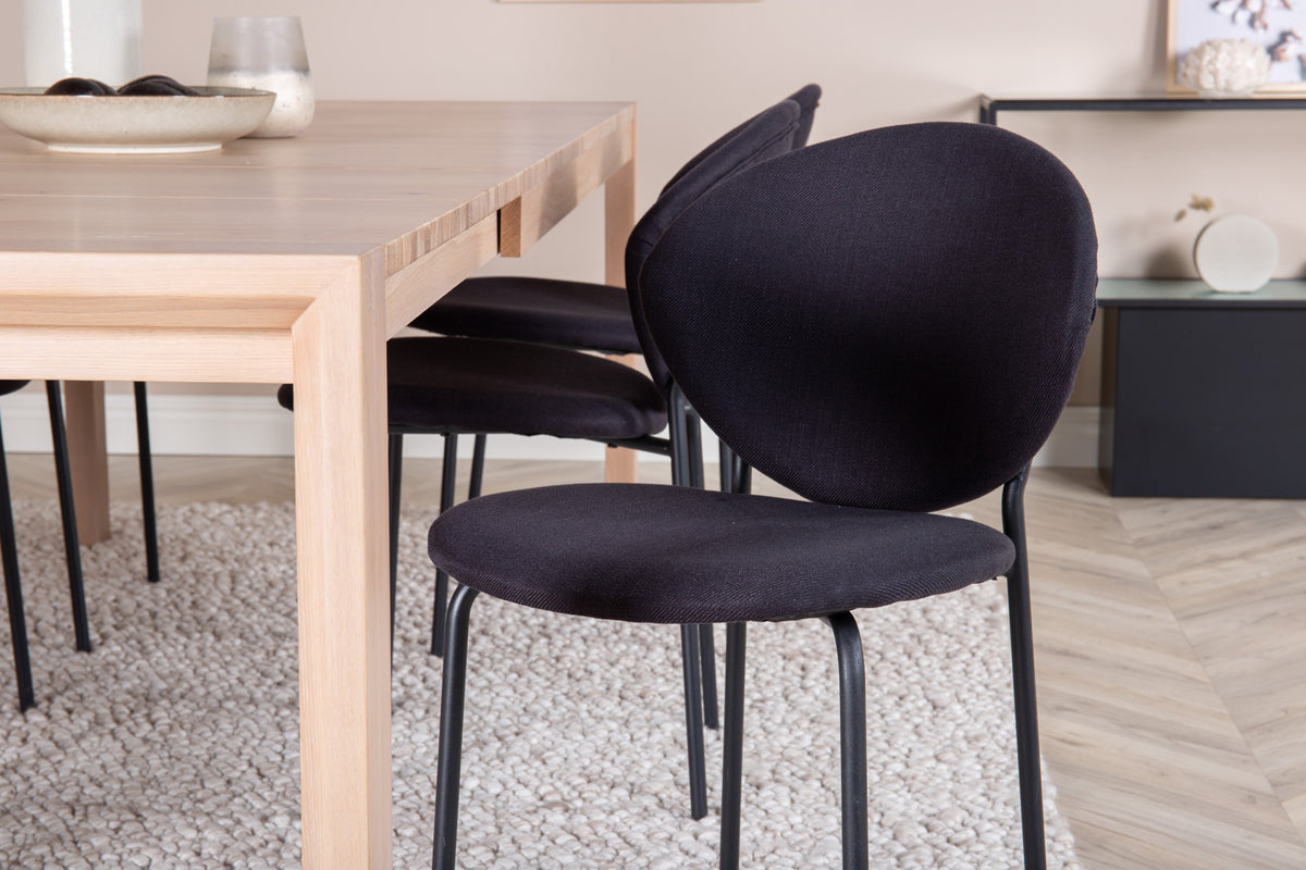 Venture Design Vault Matstolar 2-pack Svart