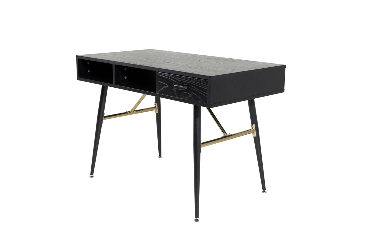 Venture Design Gold Skrivbord 110 x 60 Svart