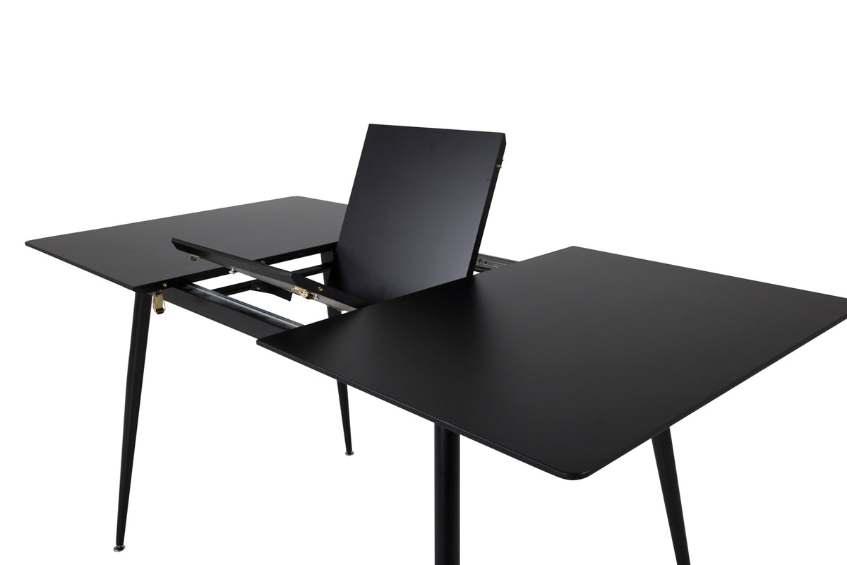 Venture Design Silar Rektangulära Matbord 120 x 80 Svart