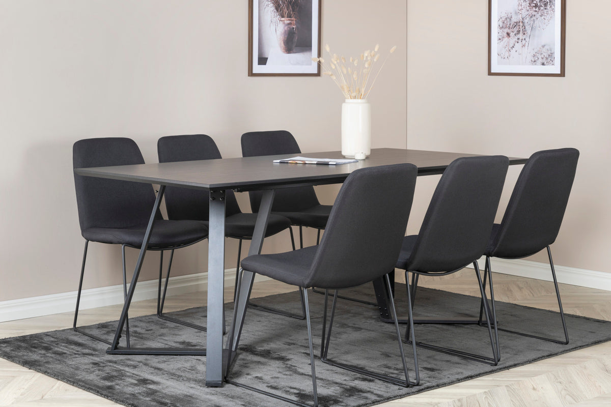 Venture Design Muce Matstolar 2-pack Svart