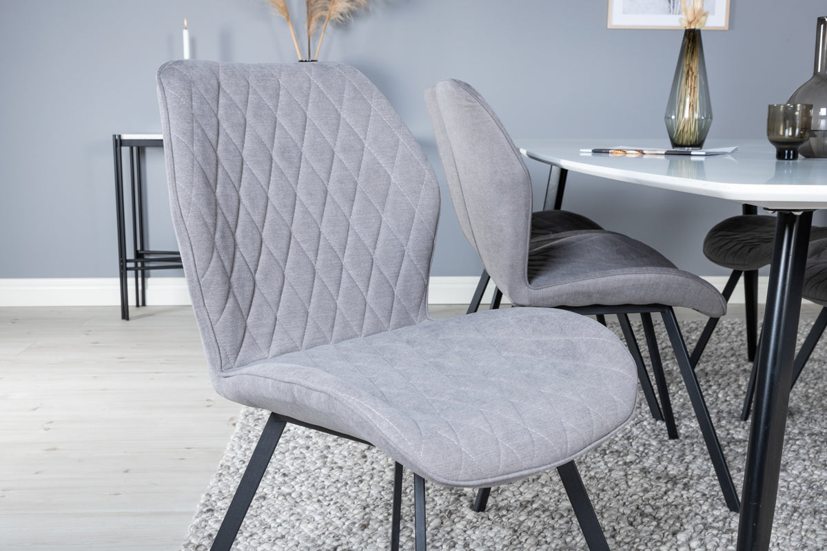 Venture Design Gemma Matstolar 2-pack Grå