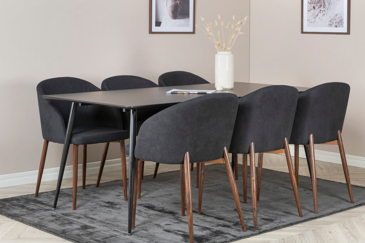 Venture Design Arch Matstolar 2-pack Svart