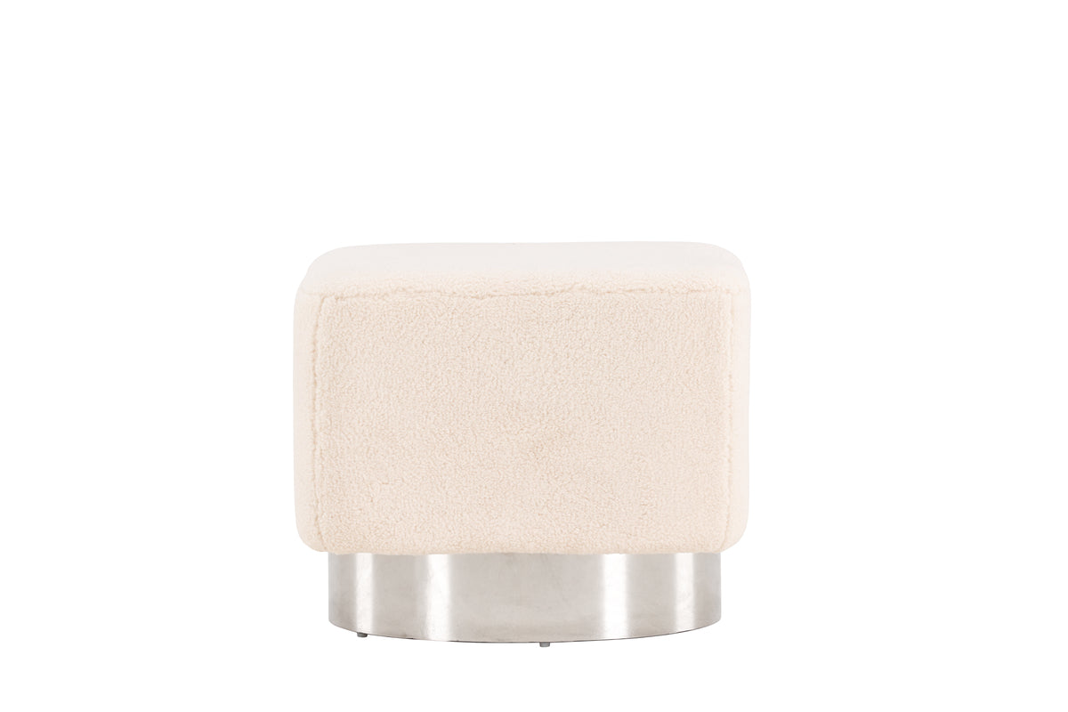 Venture Design Newton Puff 45 x 38 x 45 Off-white