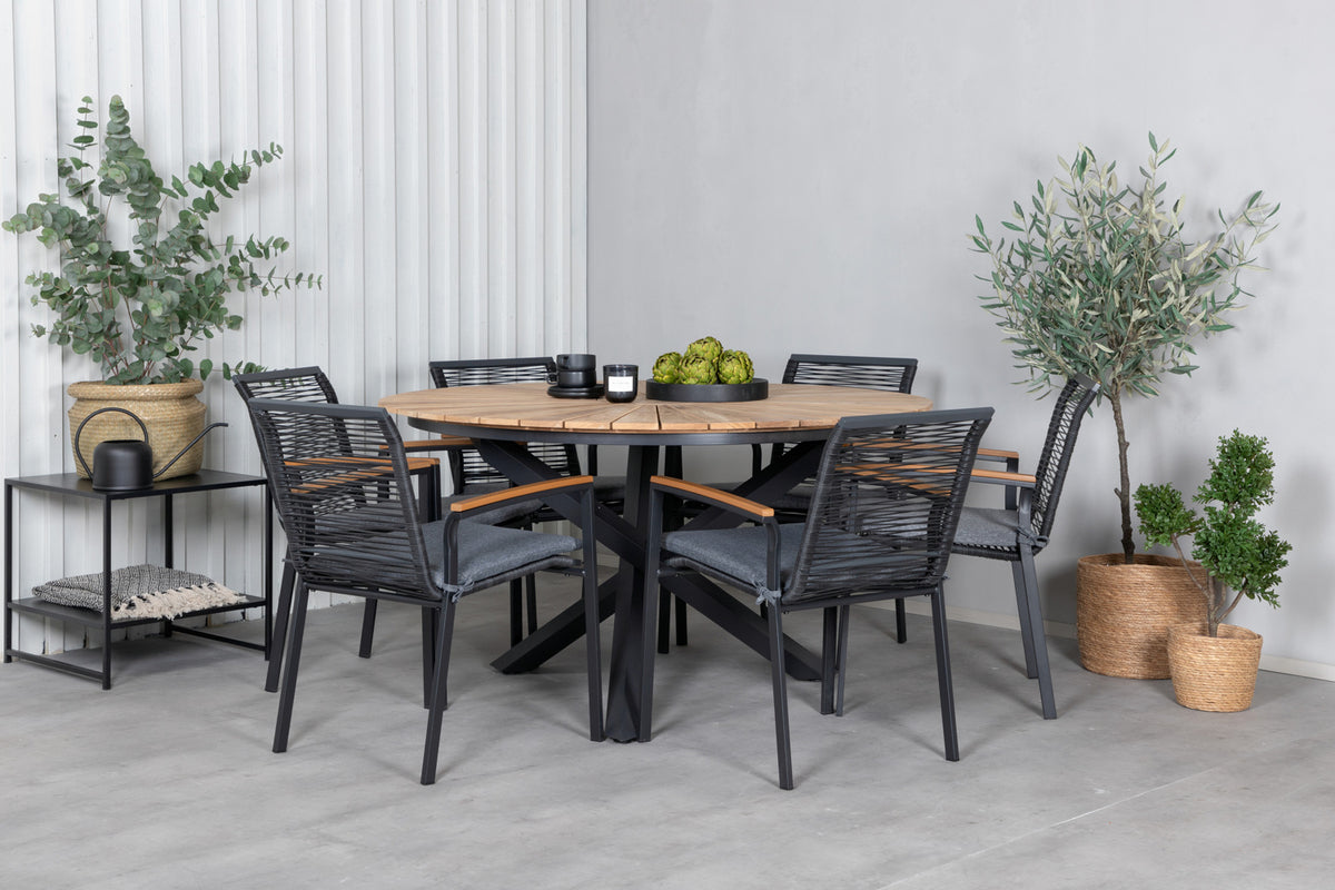 Venture Design Dallas Matstolar 2-pack Svart