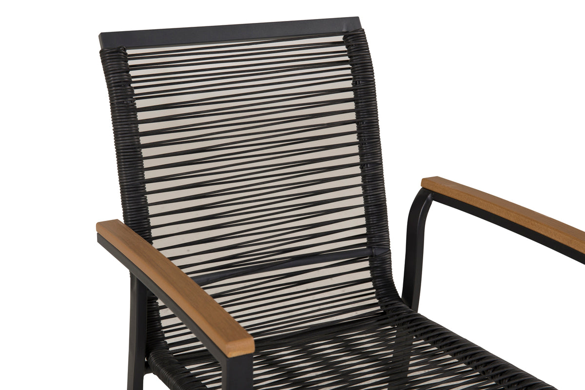 Venture Design Dallas Matstolar 2-pack Svart