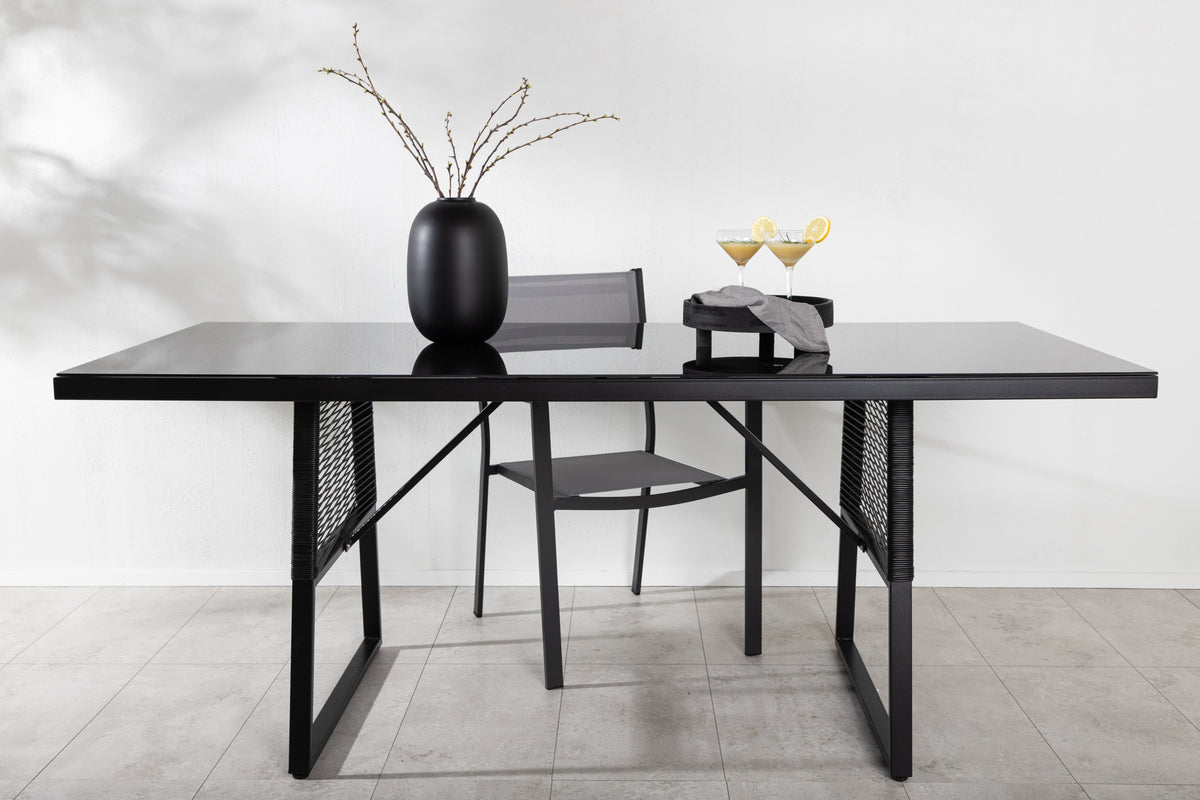 Venture Design Dallas Rektangulära Matbord 193 x 90 Svart