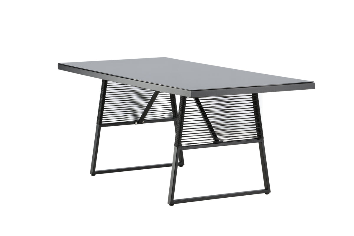 Venture Design Dallas Rektangulära Matbord 193 x 90 Svart