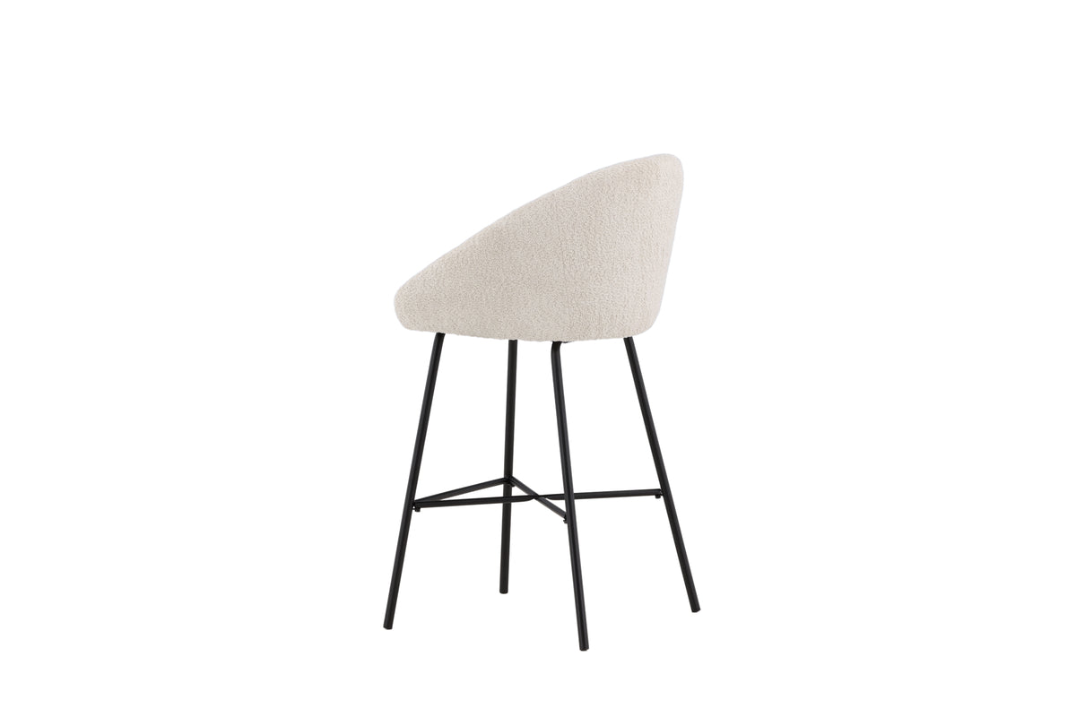 Venture Design Velvet Barstolar 2-pack Vit