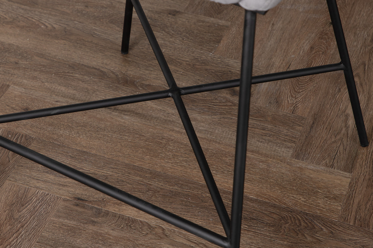 Venture Design Velvet Barstolar Mörkgrå