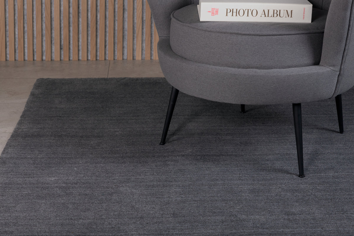 Venture Design Ulla Rektangulära Mattor 350 × 250 Mörkgrå