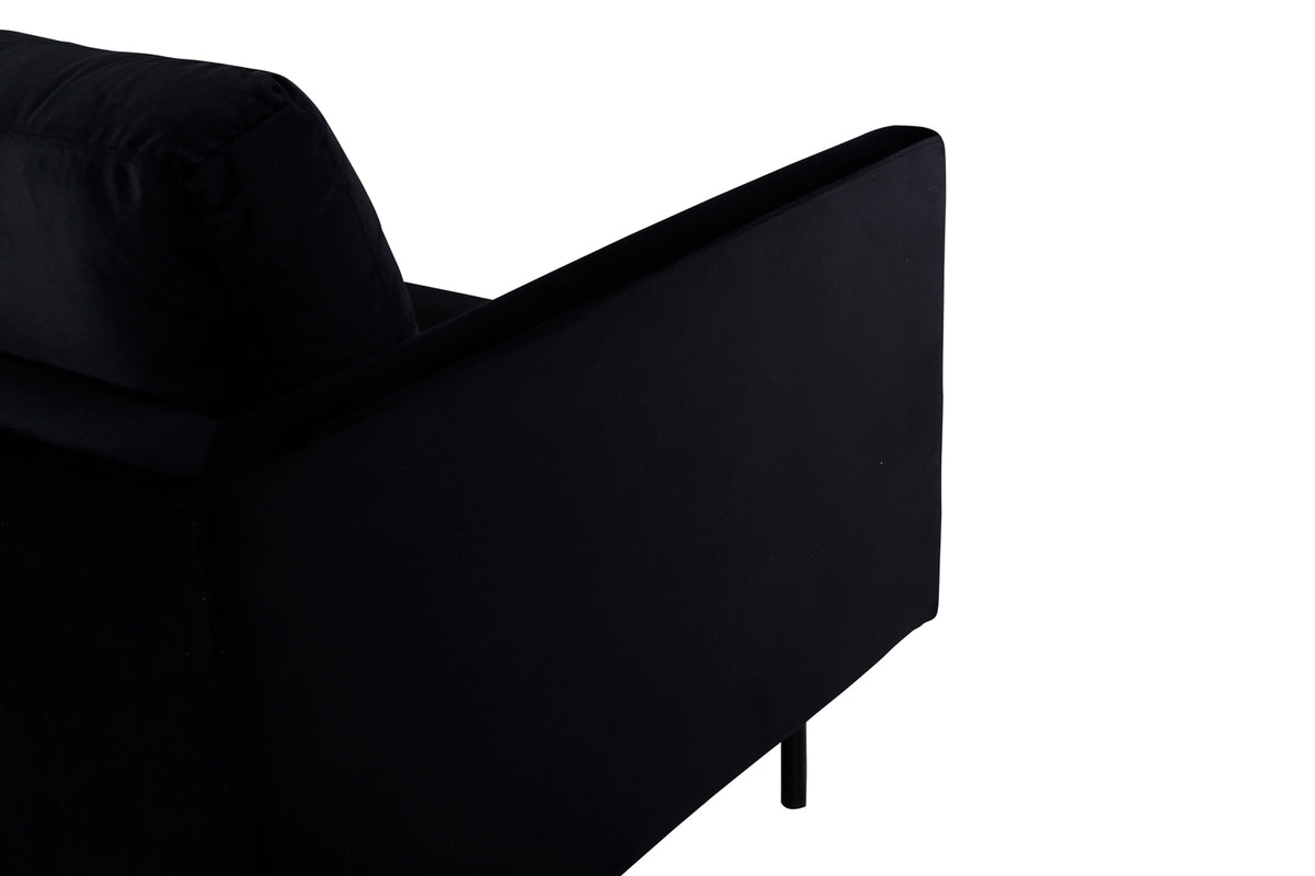 Venture Design Zoom 3-sits soffor Svart
