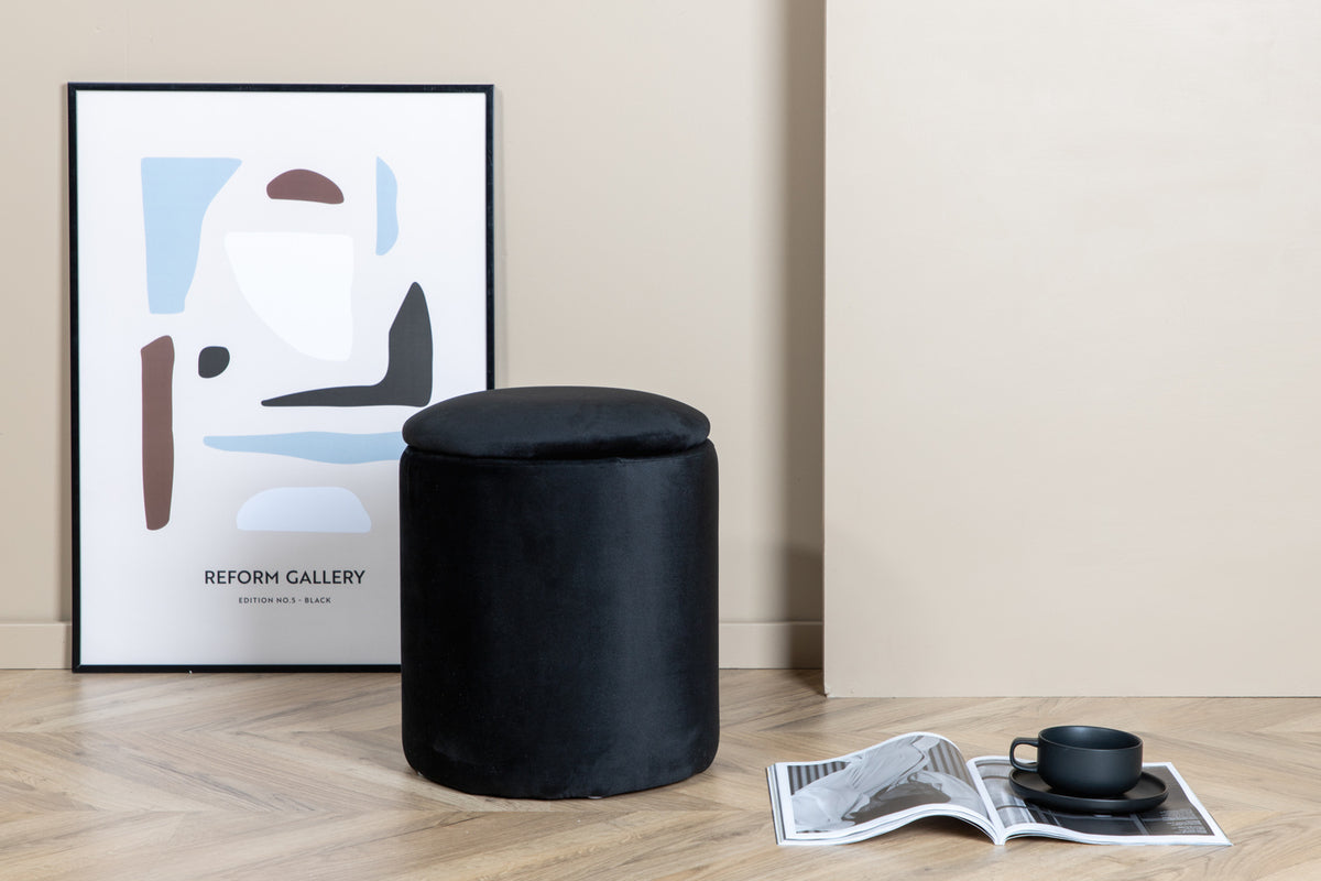 Venture Design Limpen Puff ⌀32 ⌀32 Svart