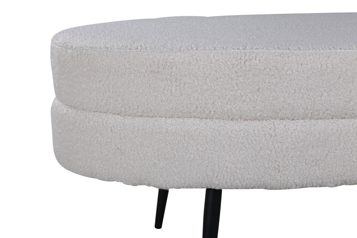 Venture Design Otto Ottoman 40 x 41 x 100 Vit