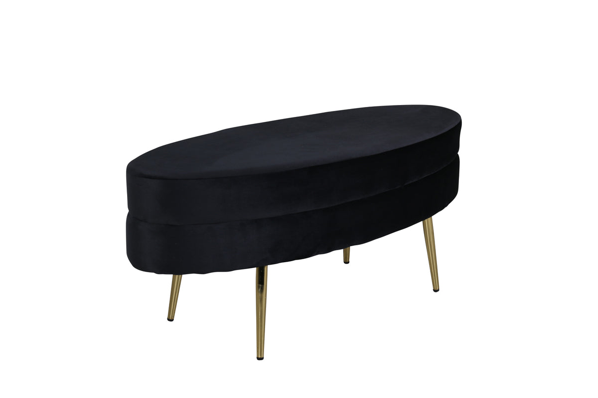 Venture Design Otto Ottoman 40 x 41 x 100 Svart