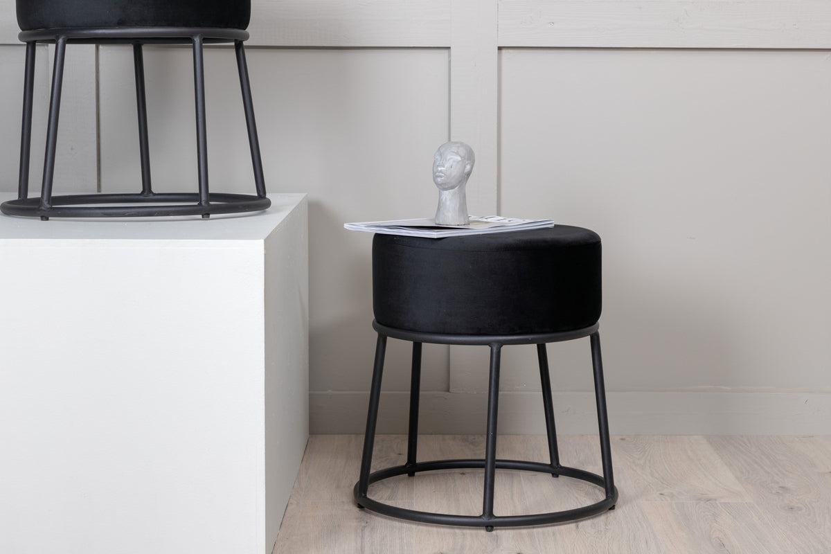 Venture Design Petra Puff ⌀46 ⌀46 Svart