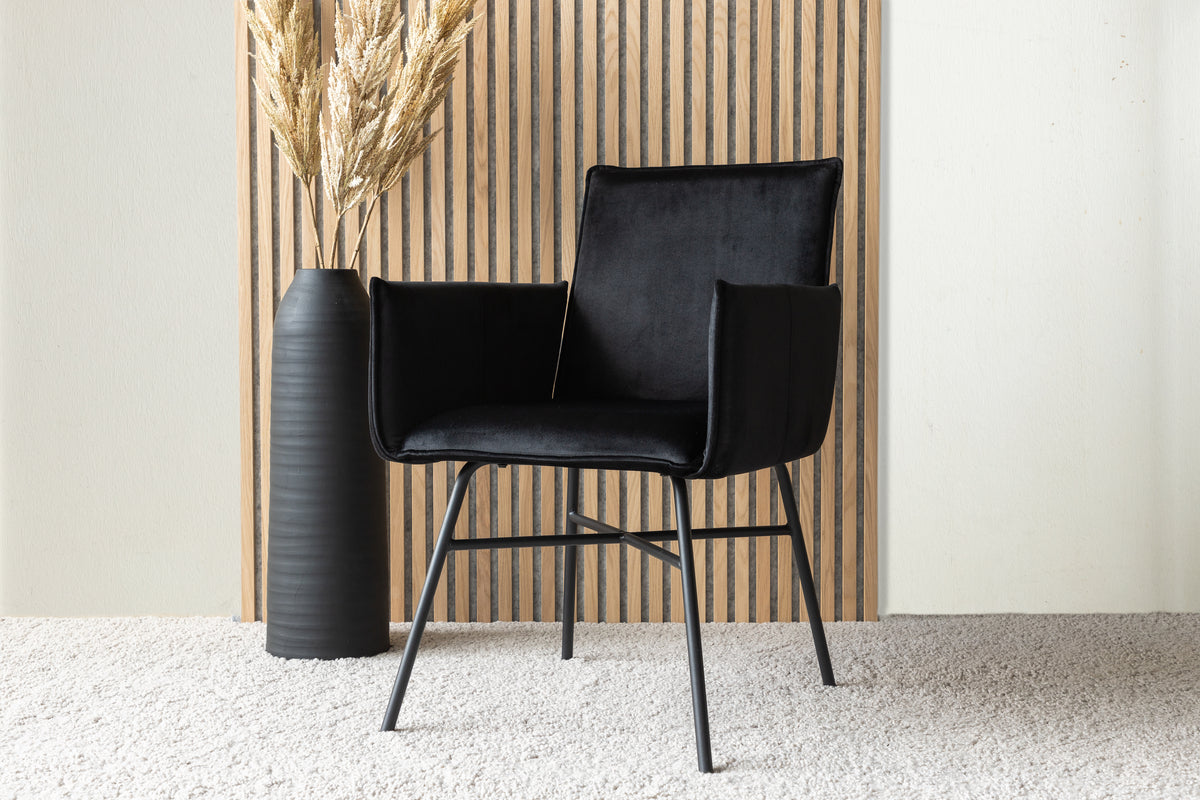 Venture Design Petra Matstolar Svart