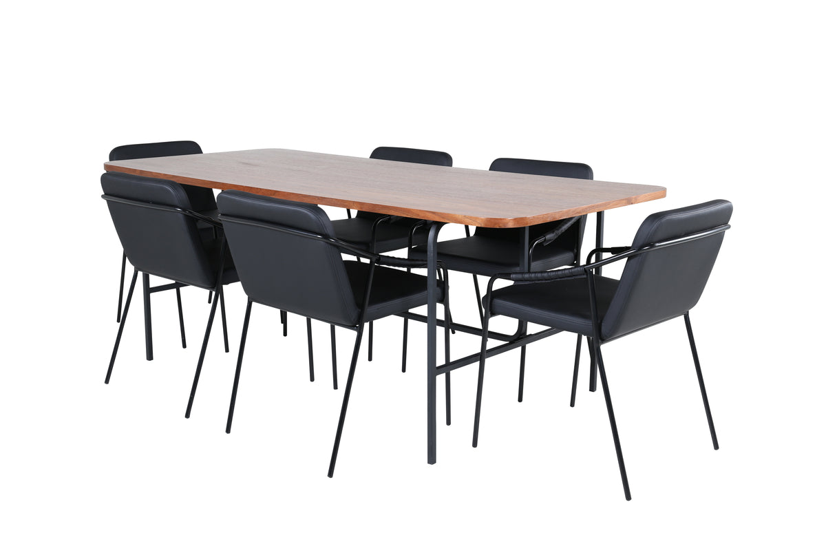 Venture Design Tvist Matstolar 2-pack Svart