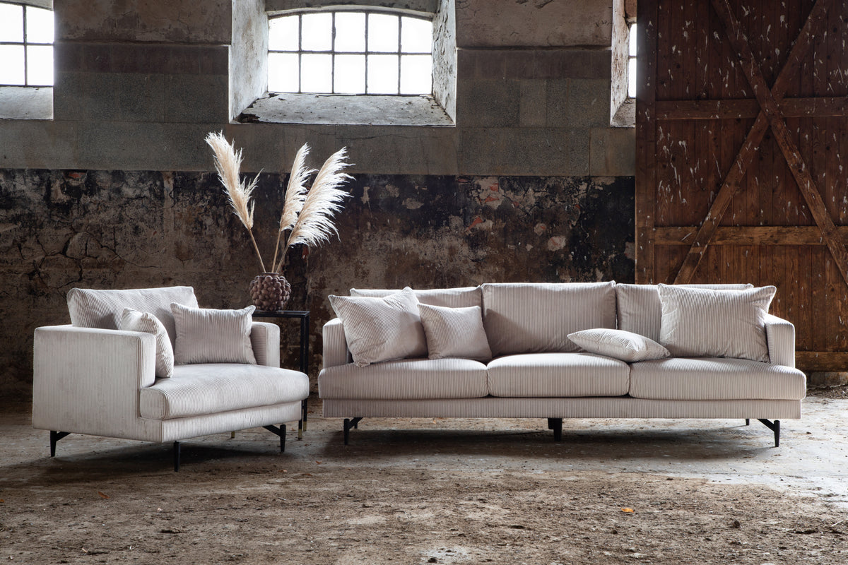 Venture Design Sofia 3-sits soffor Beige