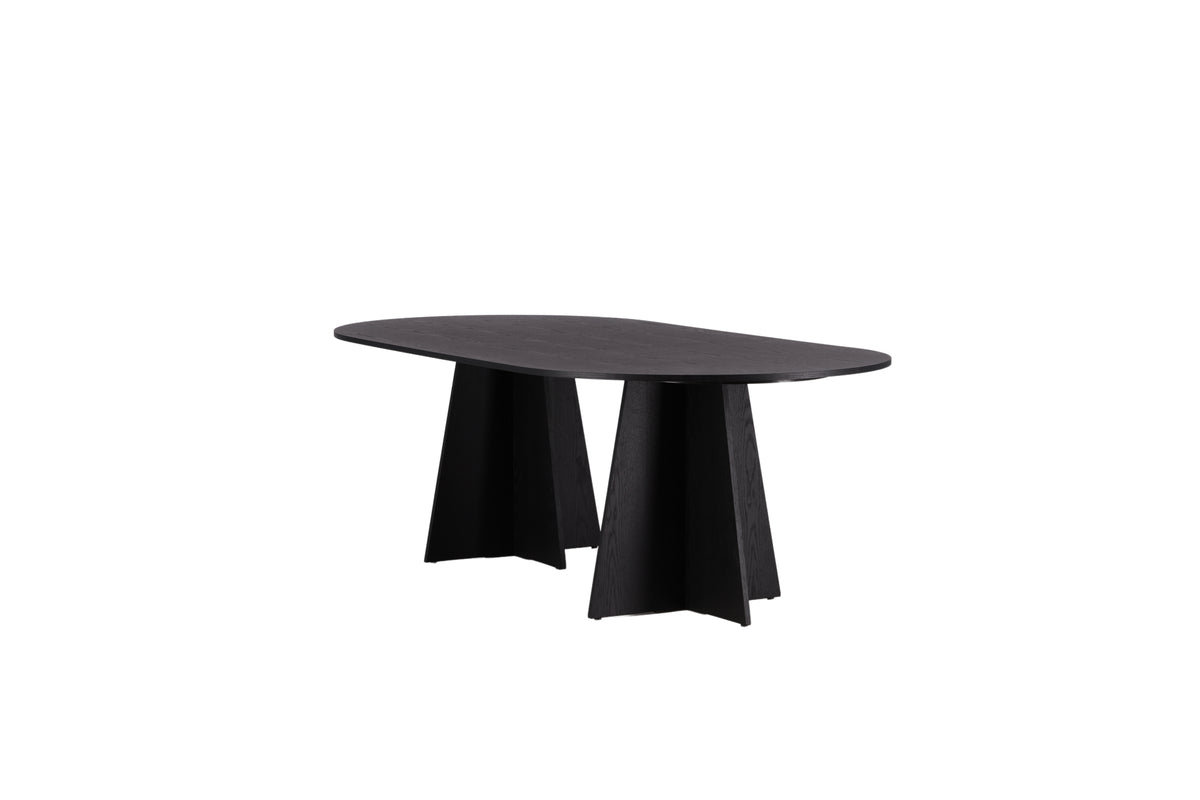 Venture Design Bootcut Ovala Matbord 230 x 115 Svart