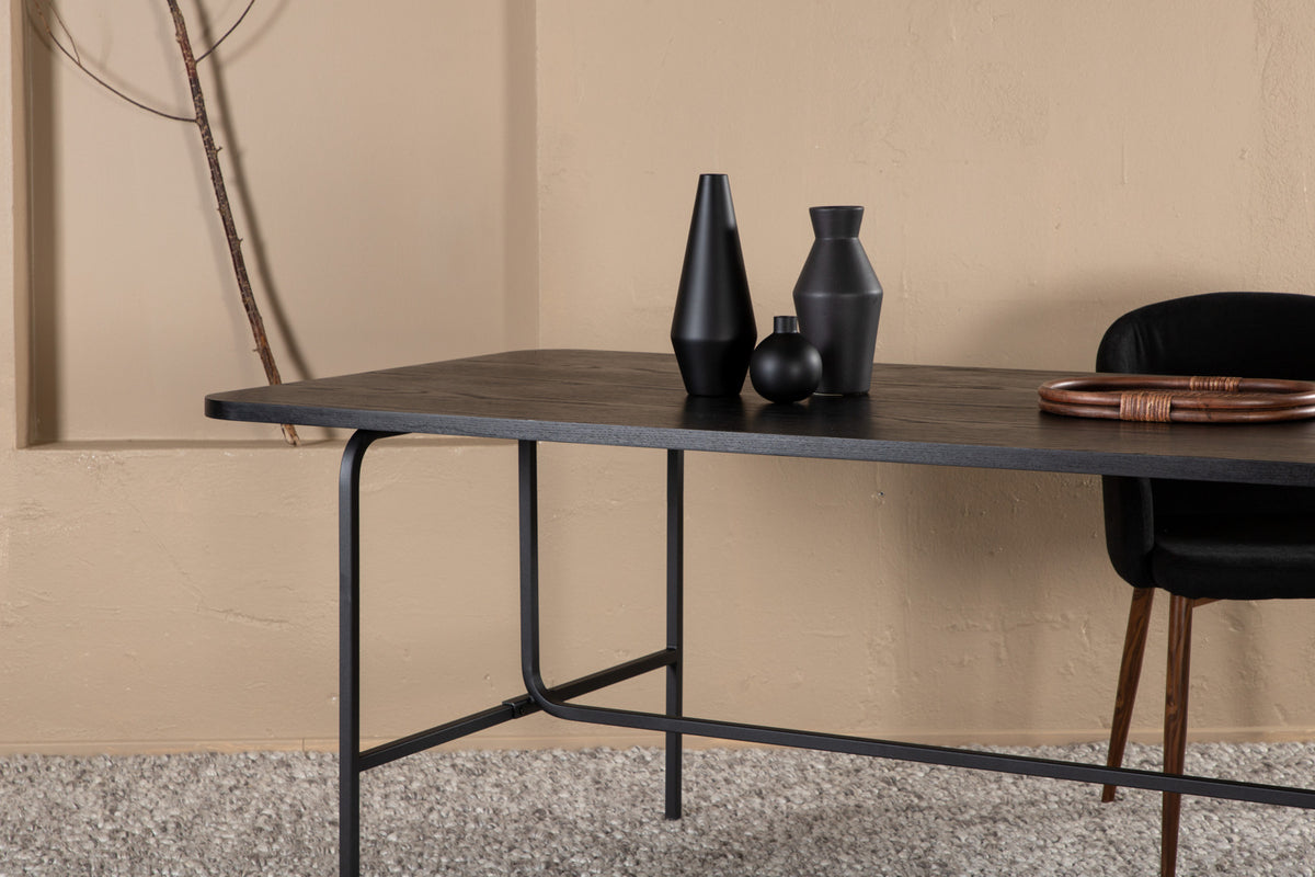 Venture Design Uno Rektangulära Matbord 200 x 90 Svart