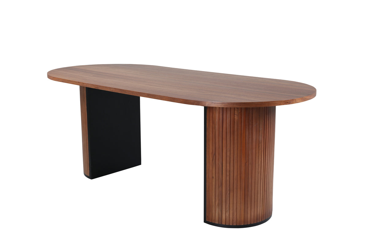 Venture Design Bianca Ovala Matbord 200 x 90 Valnöt