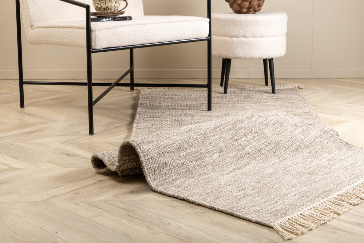 Venture Design Cyrus Rektangulära Mattor 250 x 80 Beige