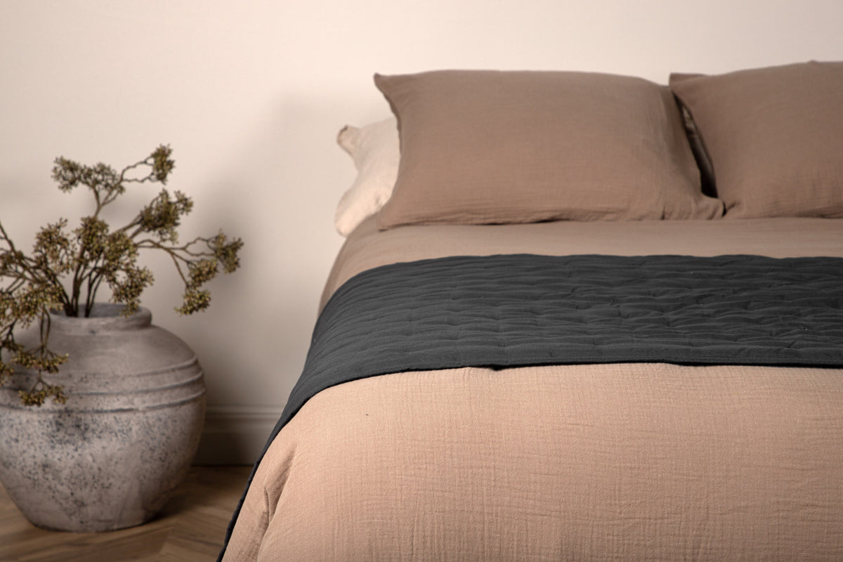 Venture Design Sally Överkast 80 x 180 Antracit