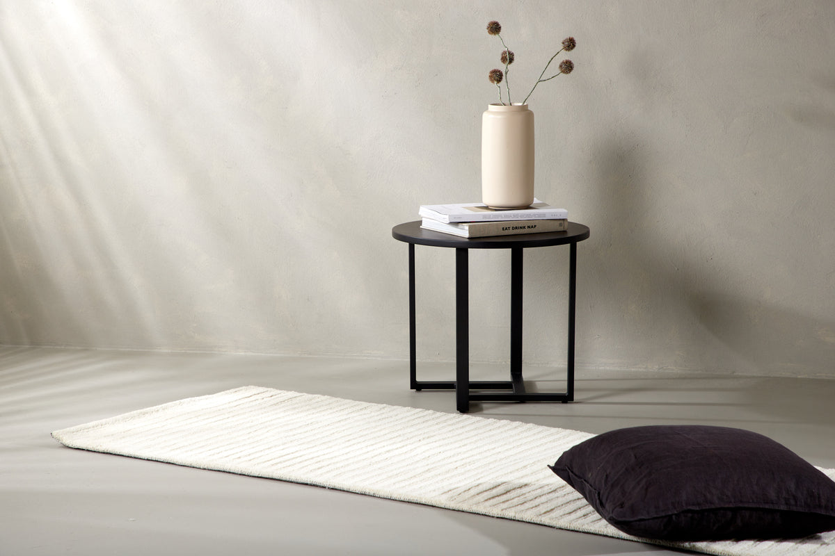 Venture Design Milton Rektangulära Mattor 200 × 70 Vit