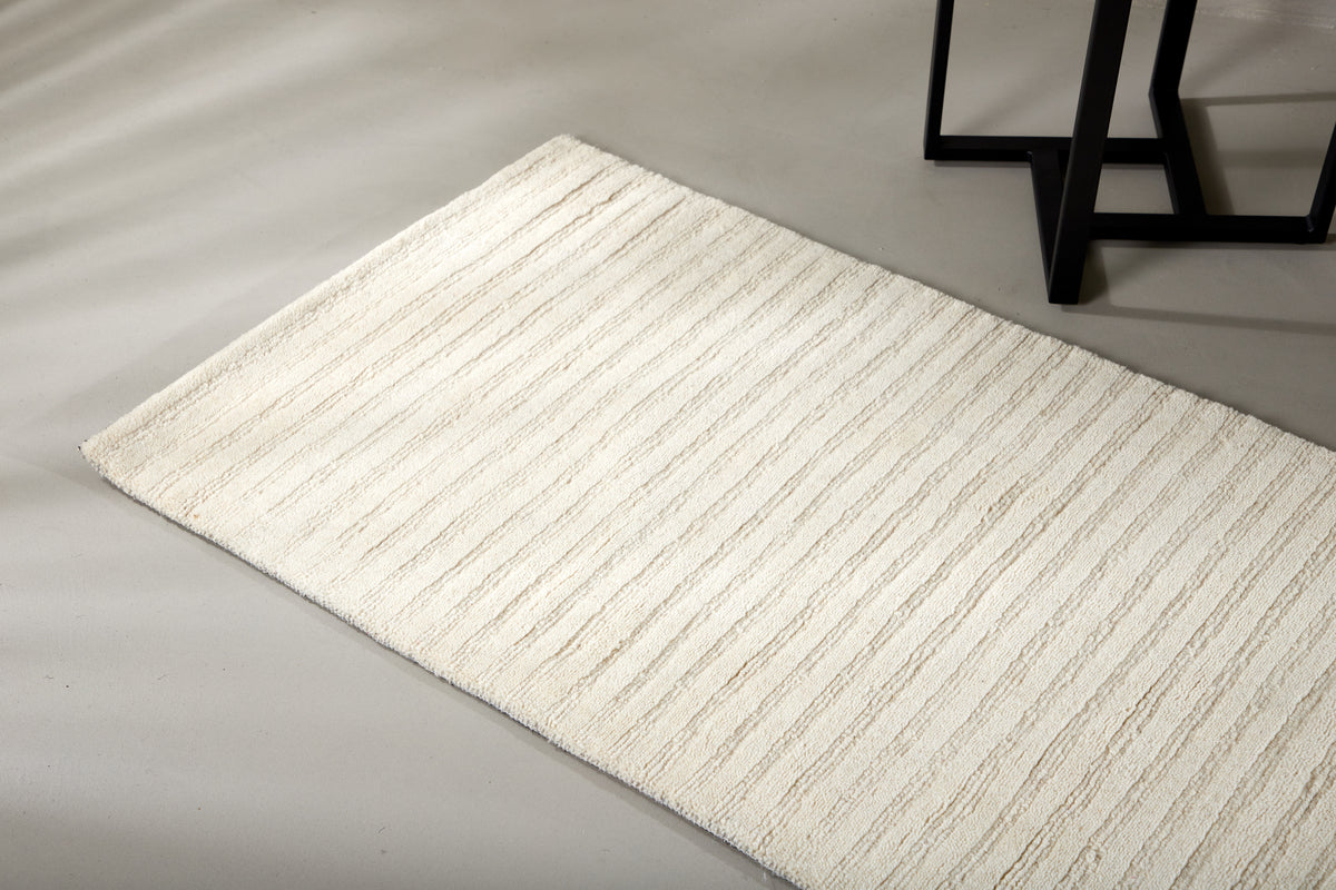 Venture Design Milton Rektangulära Mattor 200 × 70 Vit
