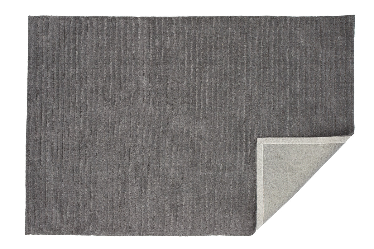 Venture Design Milton Rektangulära Mattor 230 x 160 Mörkgrå