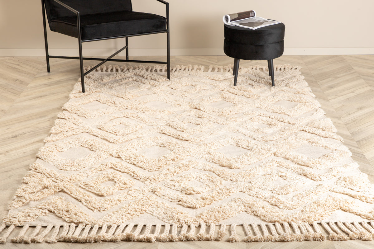 Venture Design Hilma Rektangulära Mattor 300 x 200 Beige