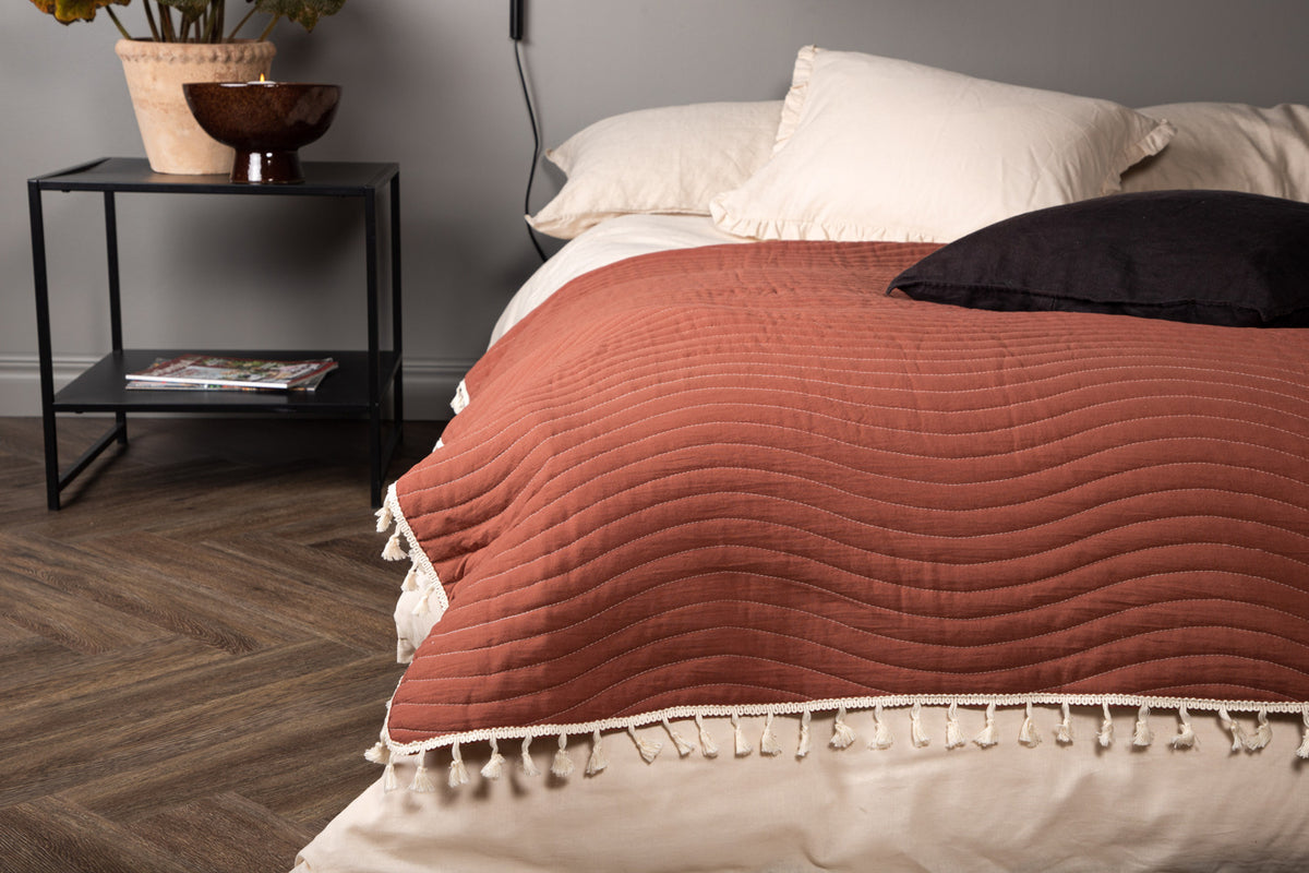 Venture Design Lias Överkast 260 x 260 Rostig orange