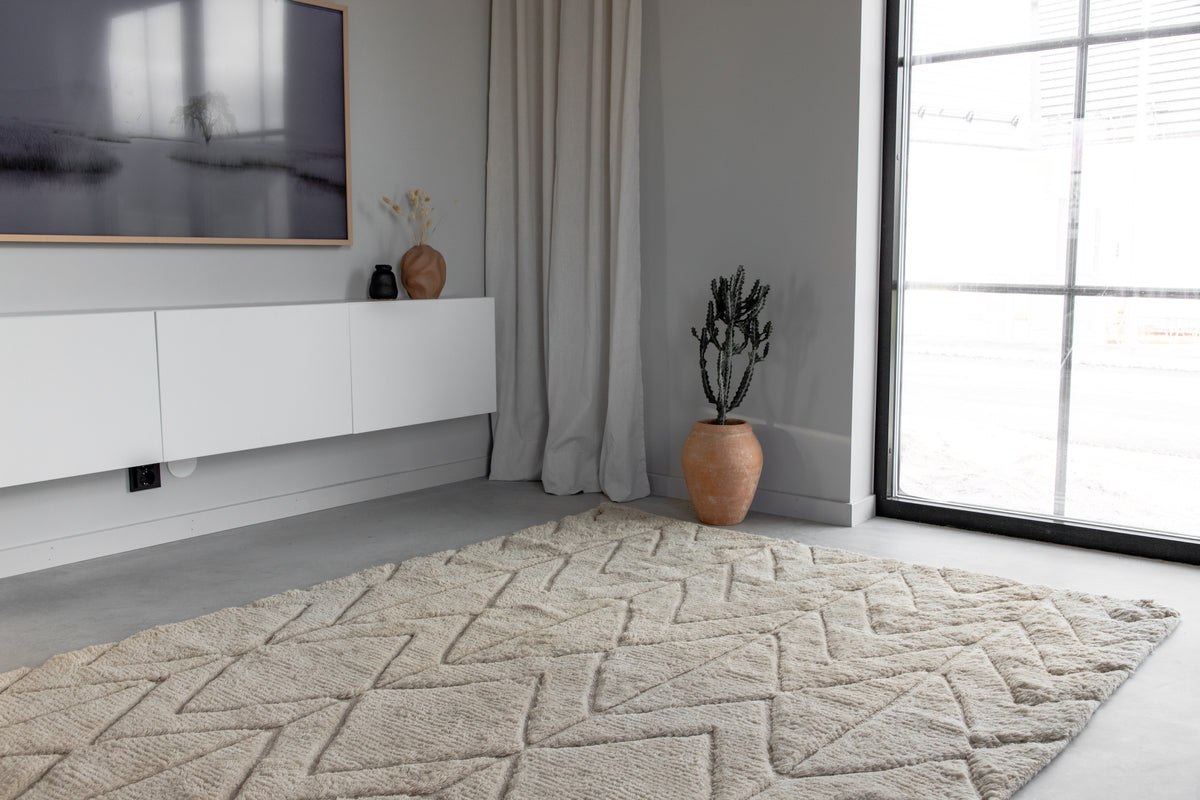 Venture Design Zoe Rektangulära Mattor 300 x 200 Beige